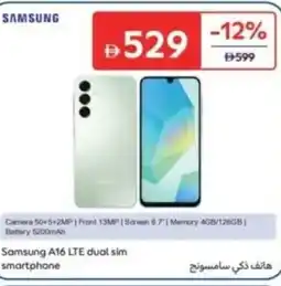 Carrefour Samsung A16 LTE dual sim smartphone offer