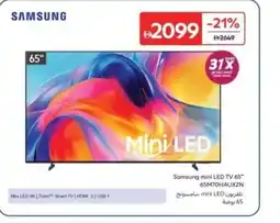 Carrefour Samsung mini LED TV 65M70HAUXZN offer