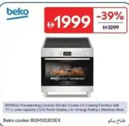 Carrefour Beko cooker BGM30203EX offer