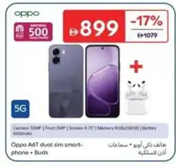 Carrefour Oppo A6T dual sim smart- phone + Buds offer