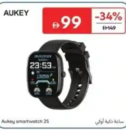 Carrefour Aukey smartwatch 25 offer