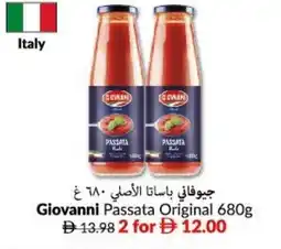 Viva Giovanni Passata Original offer
