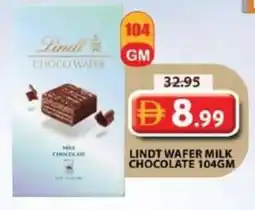 Grand Hyper Market Lindt wafer milk chocolate offer