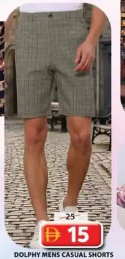Grand Hyper Market Dolphy mens casual shorts offer
