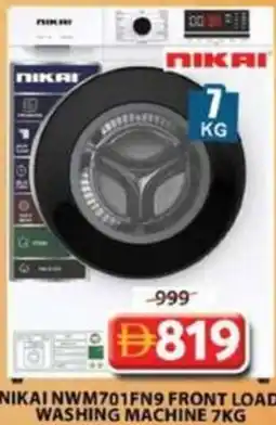 Grand Hyper Market Nikai NWM701FN9 front load washing machine 7kg offer