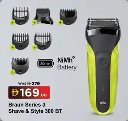 Nesto Braun Series 3 Shave & Style 300 BT offer