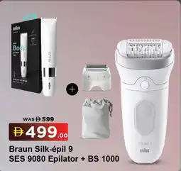 Nesto Braun Silk-épil 9 SES 9080 Epilator + BS 1000 offer