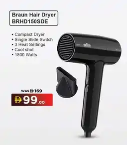 Nesto Braun Hair Dryer BRHD150SDE offer