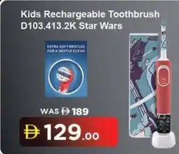 Nesto Kids Rechargeable Toothbrush D103.413.2K Star Wars offer