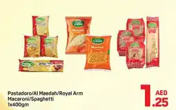 Day To Day Pastadoro/Al Maedah/Royal Arm Macaroni/Spaghetti offer