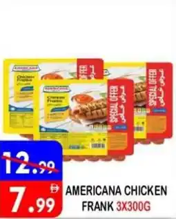 United Hypermarket Americana chicken frank offer