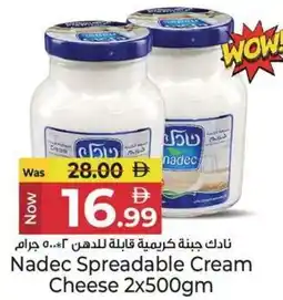 Kenz Hypermarket Nadec spreadable cream cheese offer