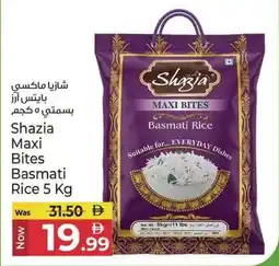 Kenz Hypermarket Shazia Maxi Bites Basmati Rice offer