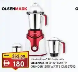 KM Trading Olsenmark 3-in-1 mixer grinder offer