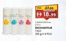 KM Trading Enchanteur talc offer