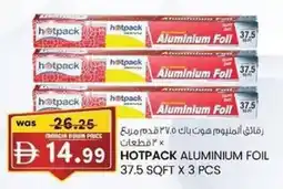 KM Trading Hotpack aluminium foil offer