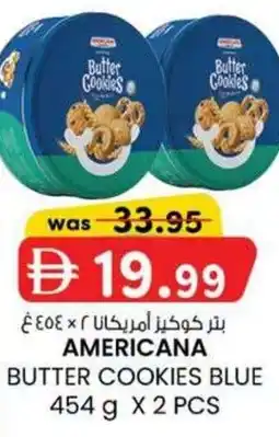 KM Trading Americana butter cookies blue offer