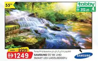 Samsung 4k uhd smart led ua55u8000fu