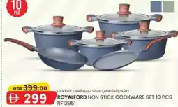 KM Trading Royalford non stick cookware set offer