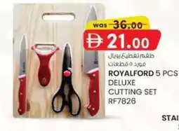 KM Trading Royalford deluxe cutting set stainless offer