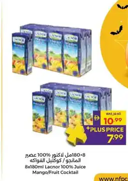 Abu Dhabi Coop Lacnor 100% Juice Mango/Fruit Cocktail offer