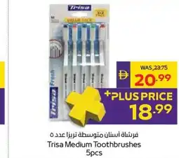 Abu Dhabi Coop Trisa Medium Toothbrushes offer