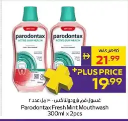Abu Dhabi Coop Parodontax Fresh Mint Mouthwash offer