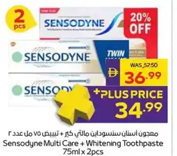 Abu Dhabi Coop Sensodyne Multi Care + Whitening Toothpaste offer