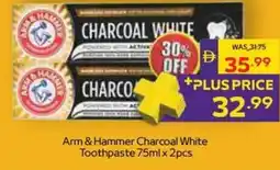 Abu Dhabi Coop Arm & Hammer Charcoal White Toothpaste offer