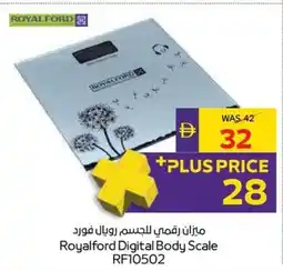 Abu Dhabi Coop Royalford Digital Body Scale offer