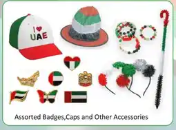 Abu Dhabi Coop Assorted Badges, Caps and Other Accessories offer