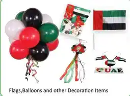 Abu Dhabi Coop Flags, Balloons and other Decoration Items offer