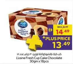 Abu Dhabi Coop L'usine Fresh Cup Cake Chocolate offer