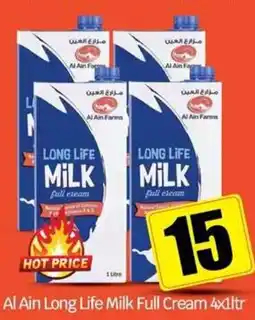 Bigmart Al Ain Long Life Milk Full Cream offer