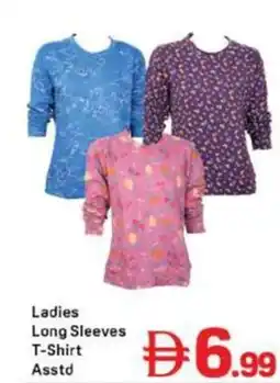 Day To Day Ladies Long Sleeves T-Shirt Asstd offer