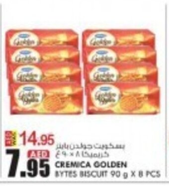 KM Trading Cremica Golden Bytes Biscuit 90 g x 8 pcs offer