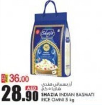 KM Trading Shazia Indian Basmati Rice Omni 5 kg offer