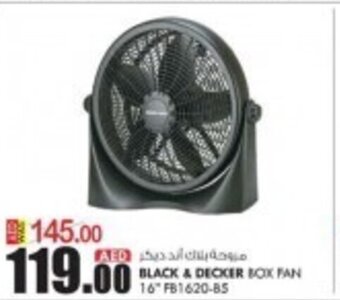 KM Trading Black & Decker Box Fan 16" FB1620-B5 offer