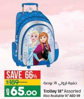 Lulu Hypermarket Trolley 18" Assorted offer
