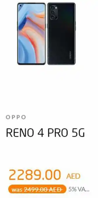 Etisalat Oppo Reno 4 Pro 5G offer
