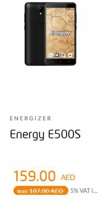 Etisalat Energizer Energy E500S offer