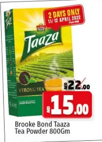 Kenz Hypermarket Brooke Bond Taaza Tea Powder 800Gm offer