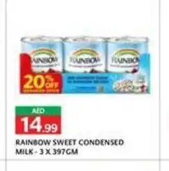 Safeer Market Rainbow Sweet Condensed Milk- 3 x 397Gm offer