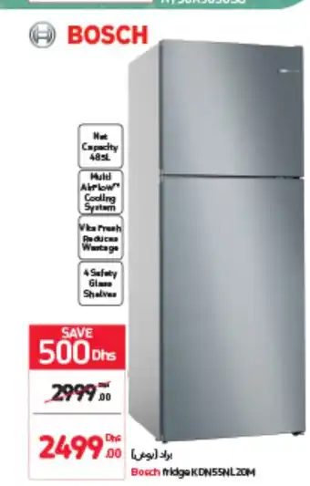 Carrefour Bosch fridge KDN55NL20M 485L offer