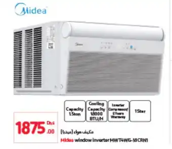 Carrefour Midea window inverter MWT4WG-18CRN1 offer