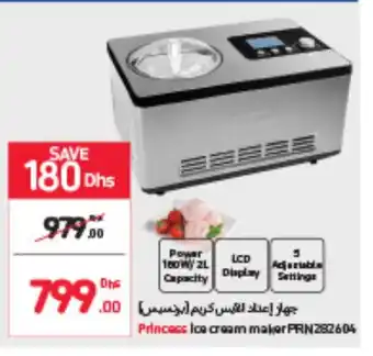 Carrefour Princess ice cream maker PRN282604 offer