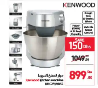 Carrefour Kenwood kitchen machine KHC29.W0SL offer