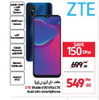 Carrefour ZTE Blade V30 Vita LTE dual sim smartphone offer