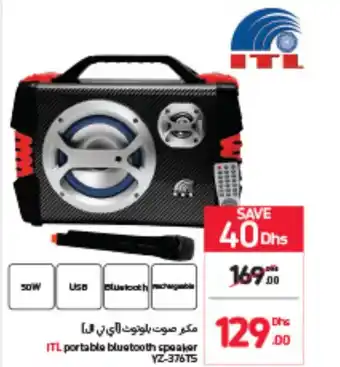 Carrefour ITL portable bluetooth speaker YZ-376TS offer