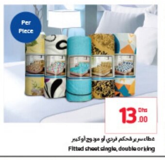 Carrefour Fitted sheet single, double or king offer